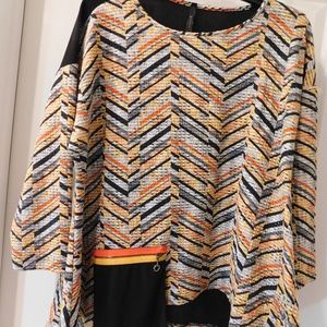 Ic By Connie K Multicolor Lagenlook Art to wear